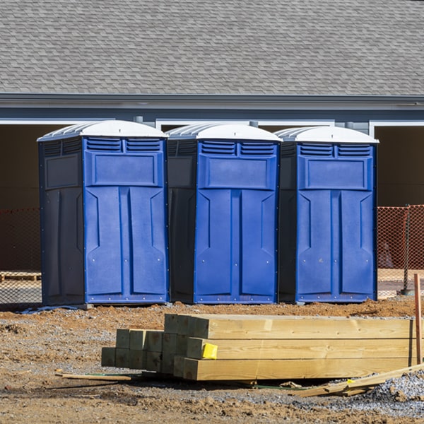 are there any restrictions on where i can place the porta potties during my rental period in Woodberry Forest Virginia
